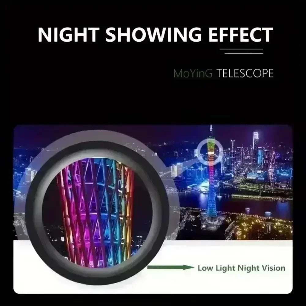 Mini HD 2000x Zoom Monocular Telescope with Phone Holder – Portable - The Little Market Shop