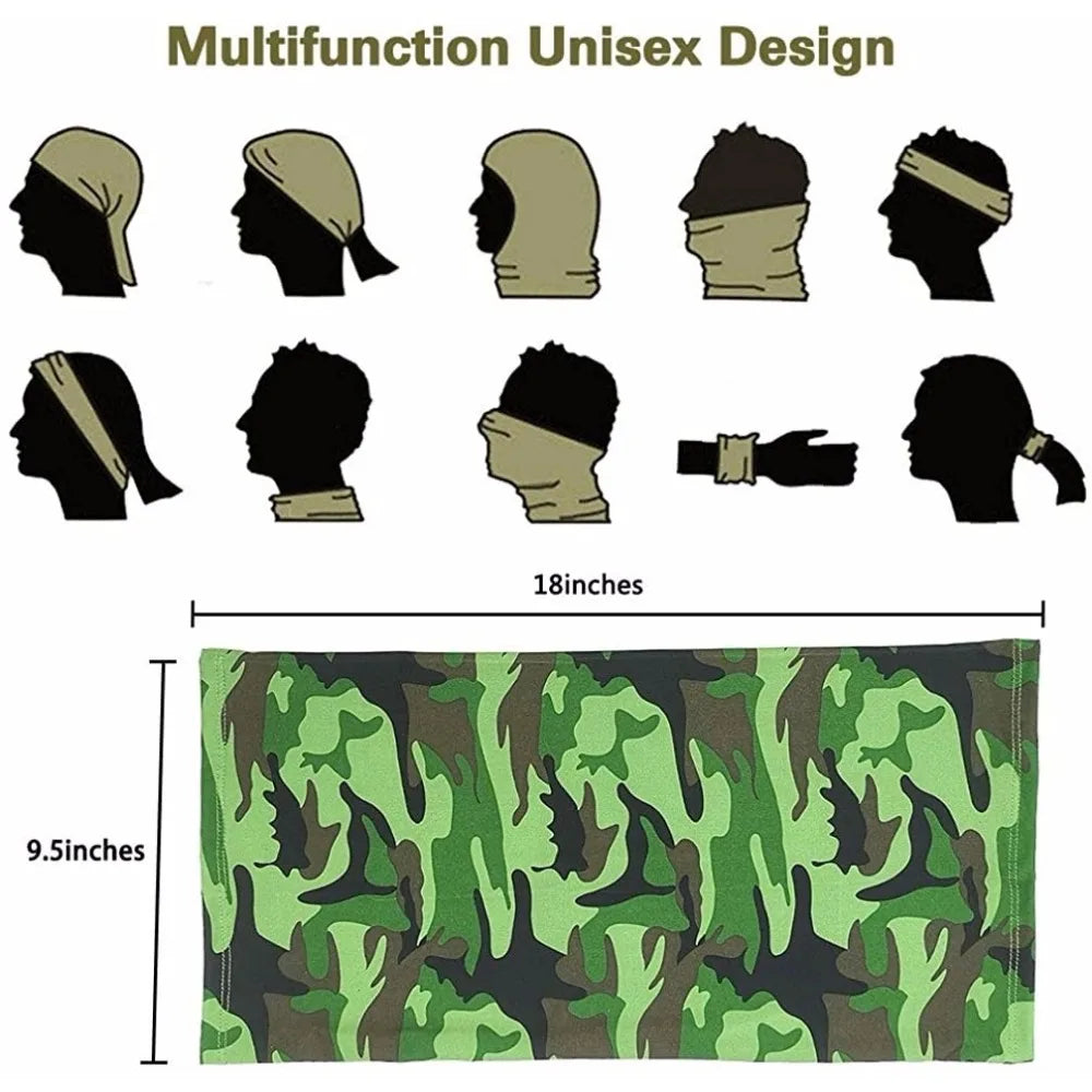 Multi-Purpose Turban Riding Scarf - Ice Silk Cycling Bandana for Men &amp; Women - The Little Market Shop