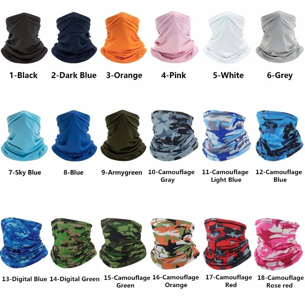 Multi-Purpose Turban Riding Scarf - Ice Silk Cycling Bandana for Men &amp; Women - The Little Market Shop