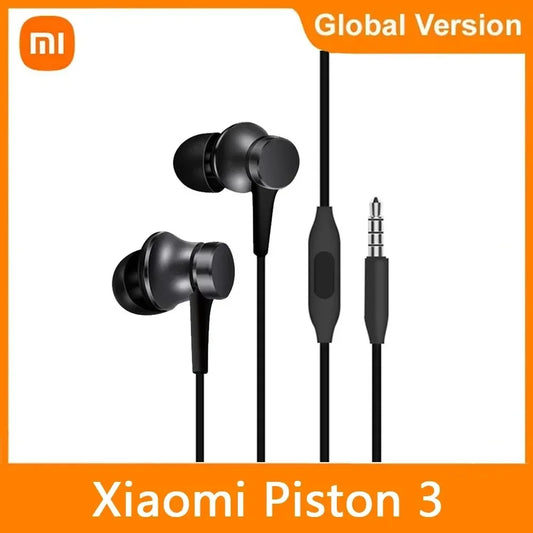 Original Xiaomi In-Ear Wired Earphones with Mic 3.5mm Bass Headset - The Little Market Shop