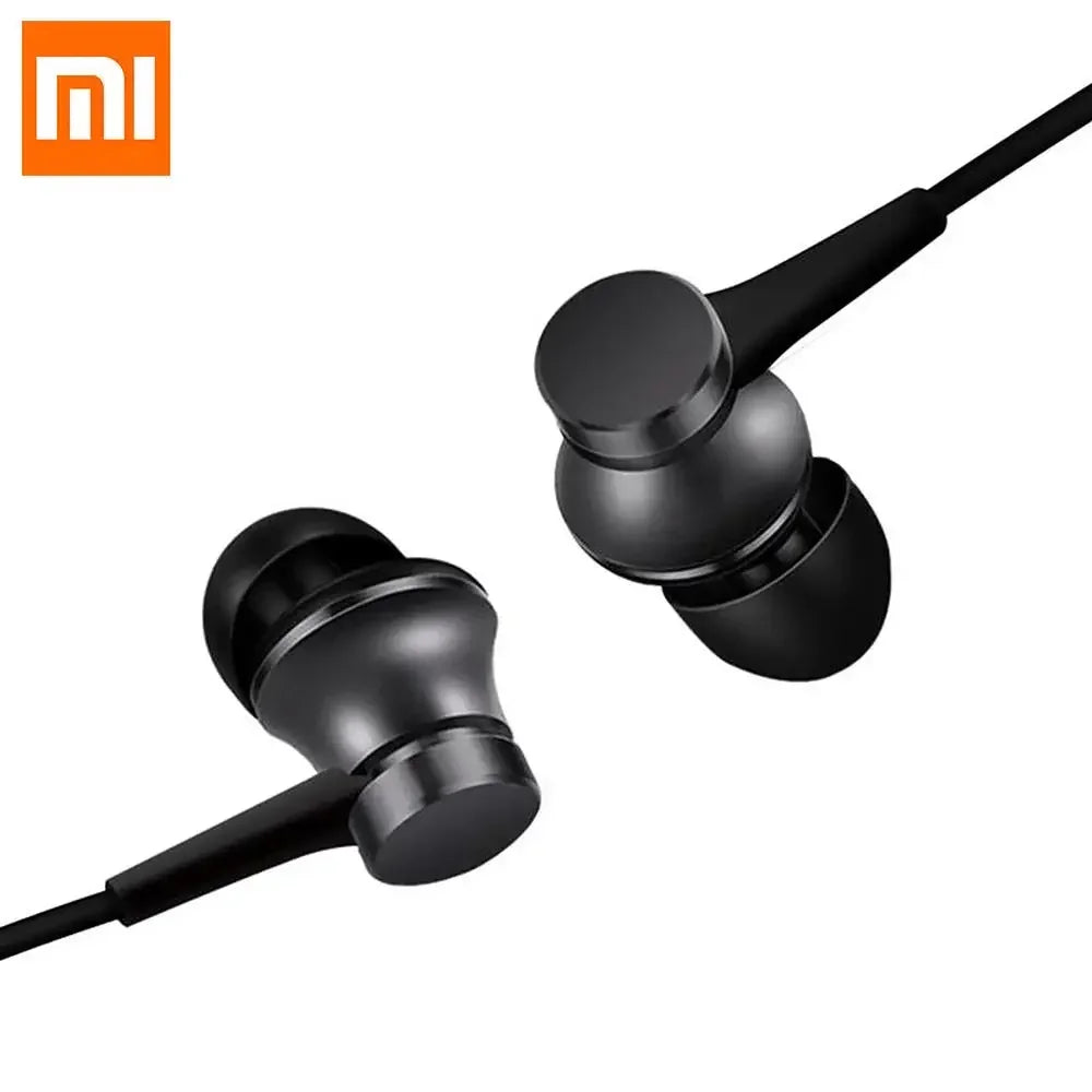 Original Xiaomi In-Ear Wired Earphones with Mic 3.5mm Bass Headset - The Little Market Shop