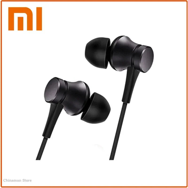 Original Xiaomi In-Ear Wired Earphones with Mic 3.5mm Bass Headset - The Little Market Shop