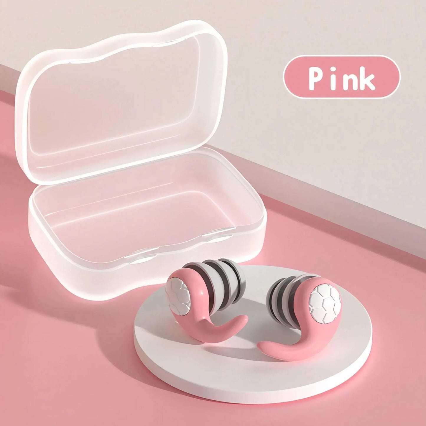 Soft Silicone Noise-Canceling Earplugs - Waterproof, Comfortable Fit for Sleep & Swimming - The Little Market Shop