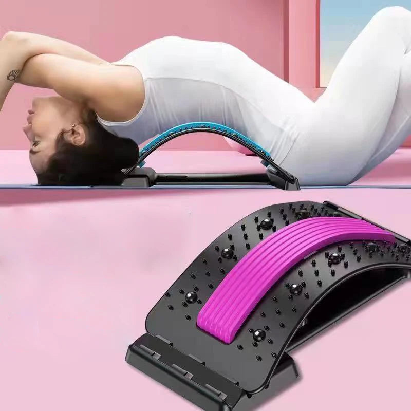 Back Stretcher for Pain Relief – Multi-Level Back Cracker & Spine Support for Lower & Upper Back - The Little Market Shop