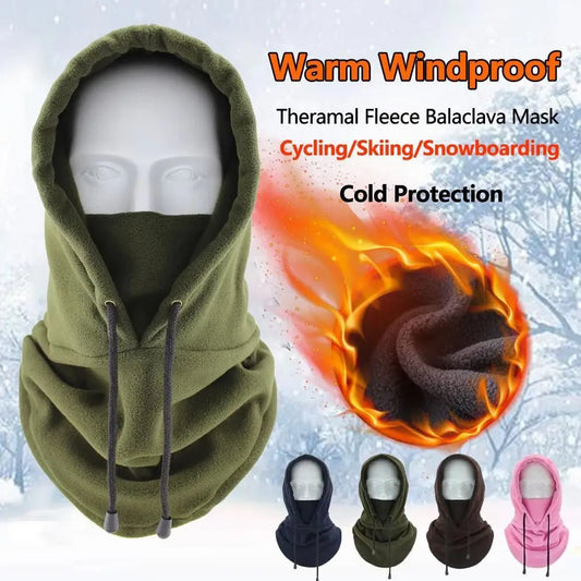 Polar Fleece Winter Balaclava Ski Mask - Windproof, Warm, Multi-Use Hat - The Little Market Shop