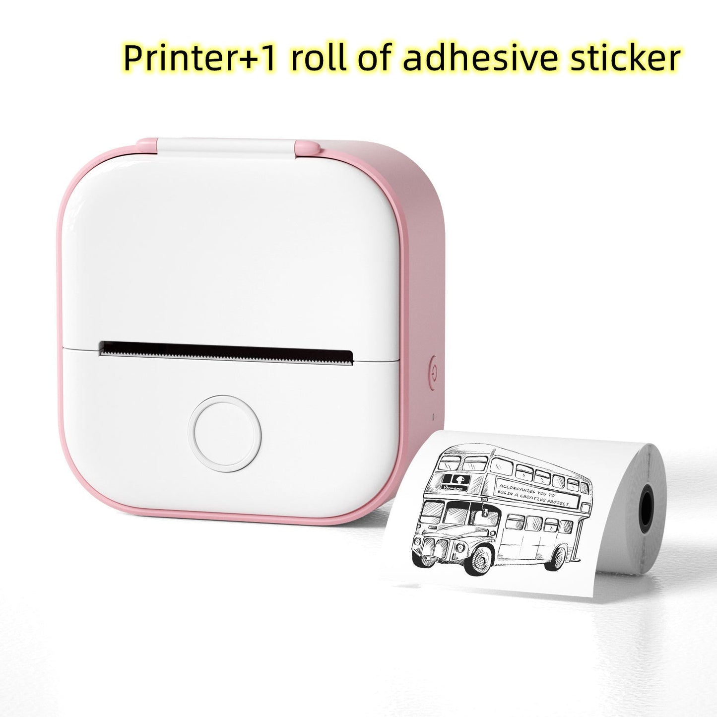 Portable Mini Thermal Label & Photo Printer – Wireless, Inkless, Bluetooth - The Little Market Shop