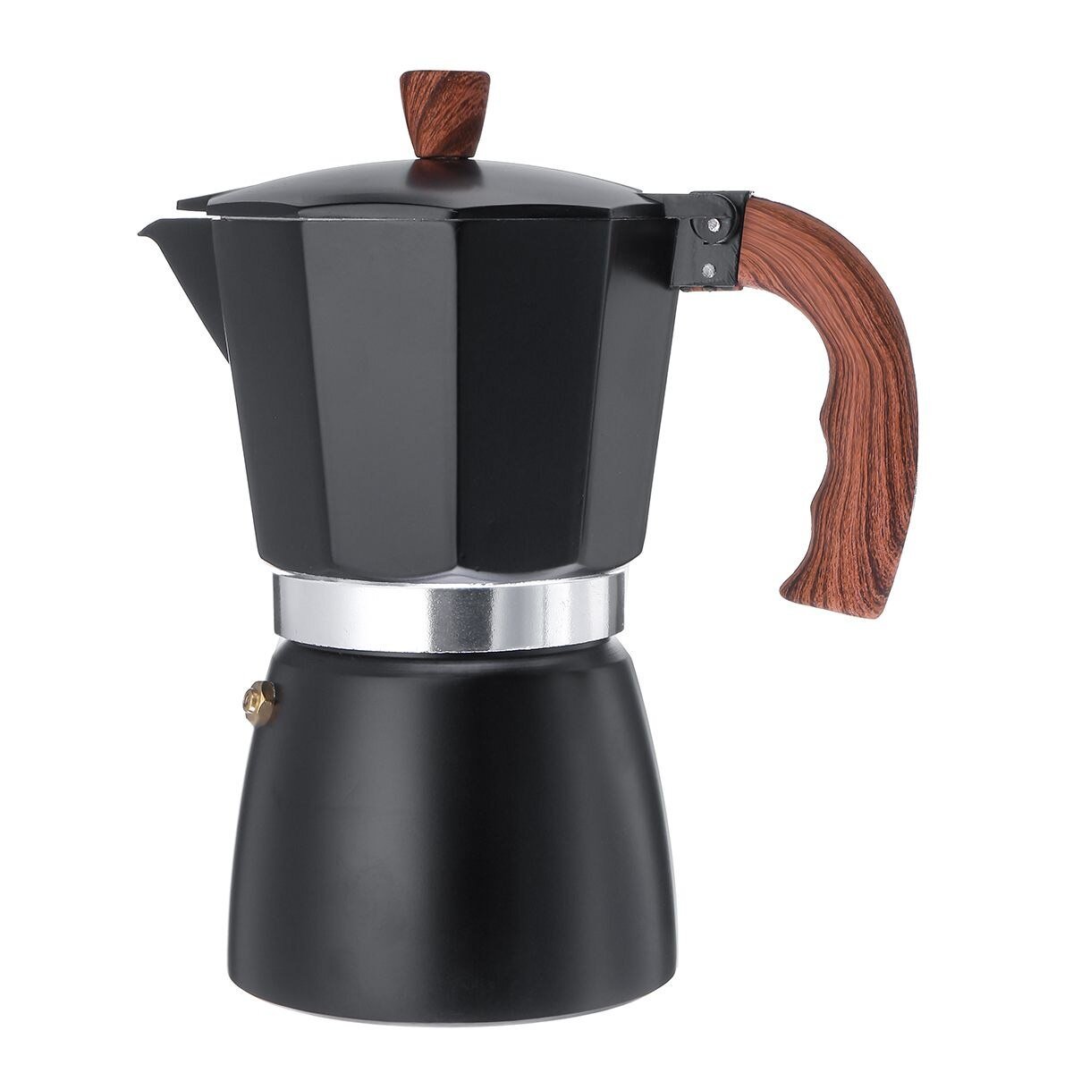 Premium Aluminum Mocha Pot Coffee Maker for Bold, Authentic Espresso - The Little Market Shop