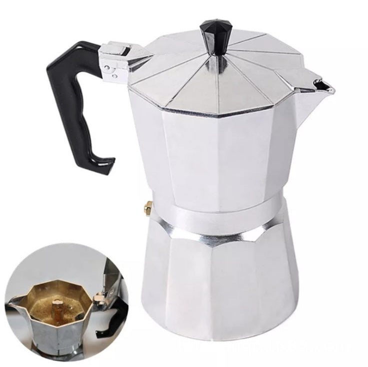 Premium Aluminum Mocha Pot Coffee Maker for Bold, Authentic Espresso - The Little Market Shop