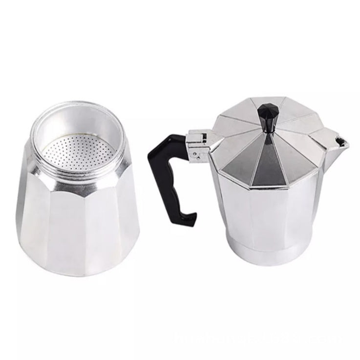 Premium Aluminum Mocha Pot Coffee Maker for Bold, Authentic Espresso - The Little Market Shop