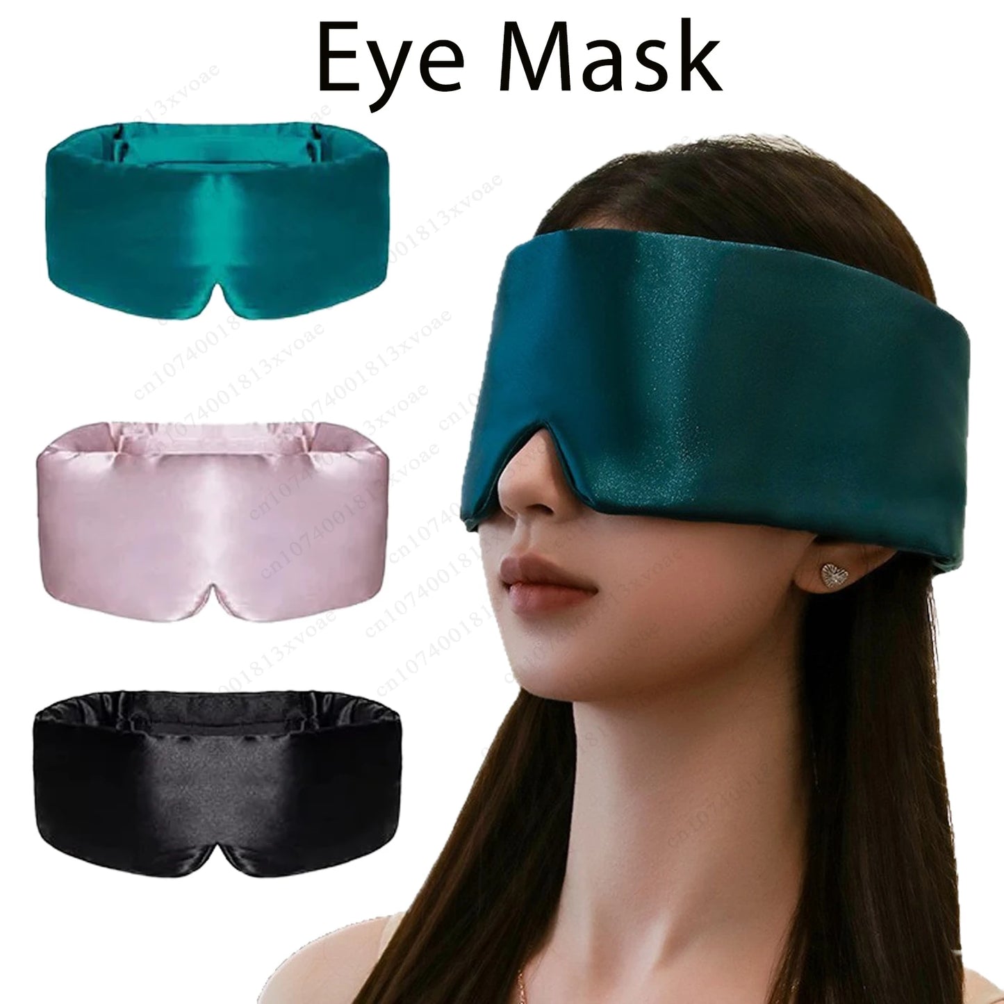 Premium Light-Blocking Eyepatch Sleep Mask – Soft Padded Eye Shade for Deep Rest & Travel - The Little Market Shop