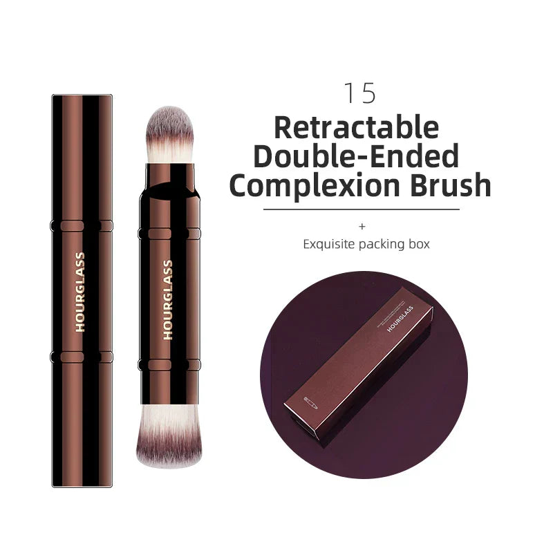 Professional Makeup Brush Set - Powder, Foundation, Eye & Sculpting Tools - The Little Market Shop