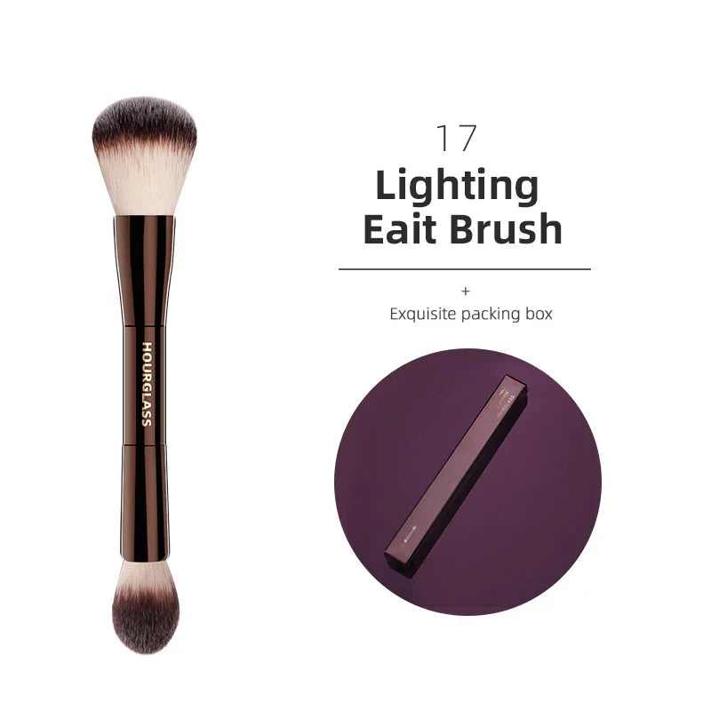 Professional Makeup Brush Set - Powder, Foundation, Eye & Sculpting Tools - The Little Market Shop