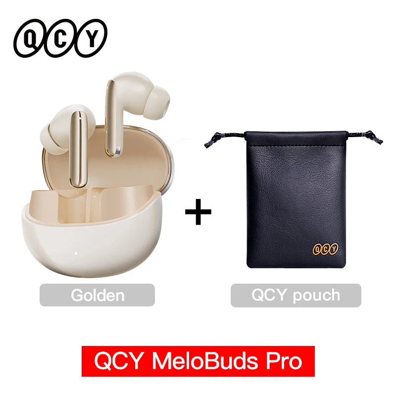 QCY MeloBuds Pro ANC Earbuds – Wireless Hi-Res LDAC Bluetooth 5.3 - The Little Market Shop