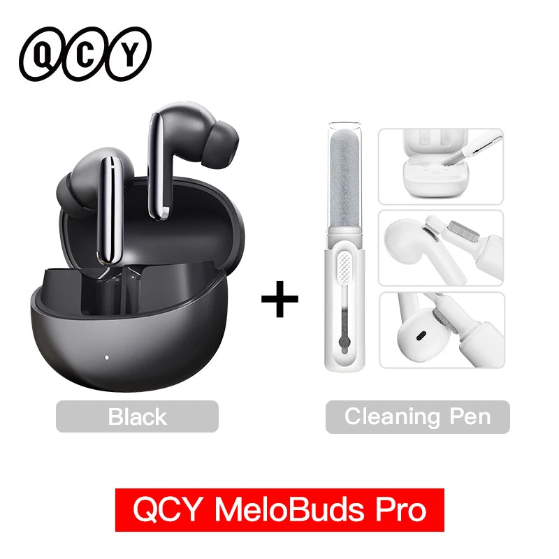 QCY MeloBuds Pro ANC Earbuds – Wireless Hi-Res LDAC Bluetooth 5.3 - The Little Market Shop