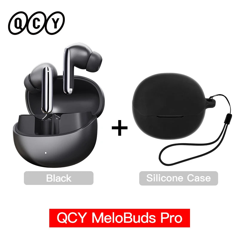 QCY MeloBuds Pro ANC Earbuds – Wireless Hi-Res LDAC Bluetooth 5.3 - The Little Market Shop