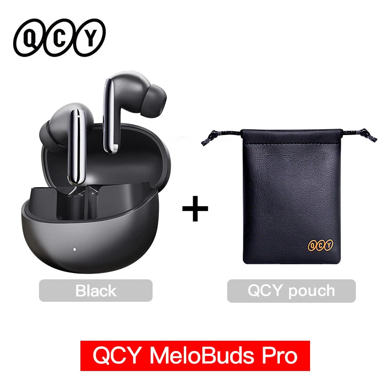 QCY MeloBuds Pro ANC Earbuds – Wireless Hi-Res LDAC Bluetooth 5.3 - The Little Market Shop