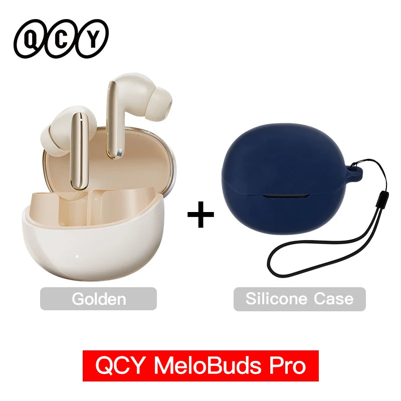 QCY MeloBuds Pro ANC Earbuds – Wireless Hi-Res LDAC Bluetooth 5.3 - The Little Market Shop