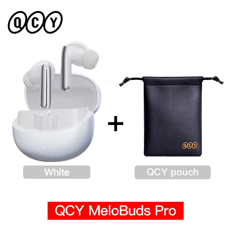 QCY MeloBuds Pro ANC Earbuds – Wireless Hi-Res LDAC Bluetooth 5.3 - The Little Market Shop
