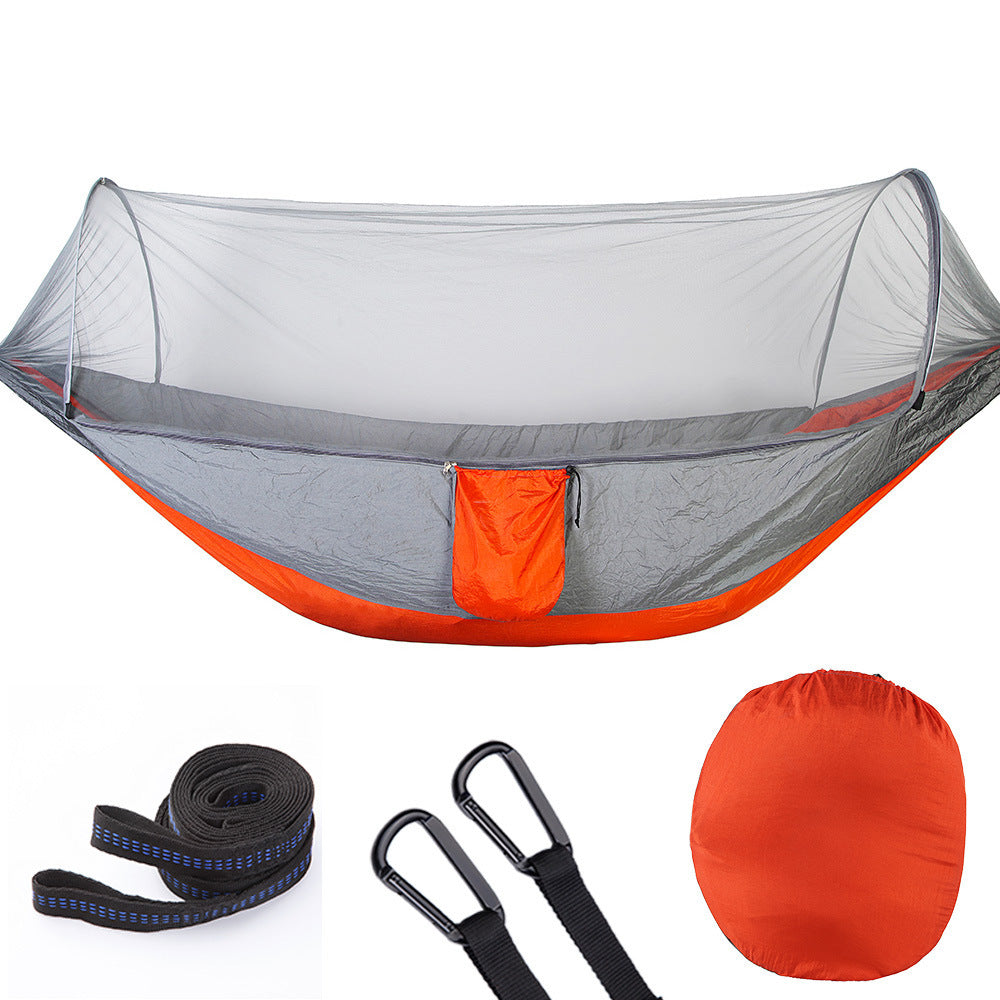 Quick Open Hammock with Mosquito Net – Perfect for Camping & Travel - The Little Market Shop