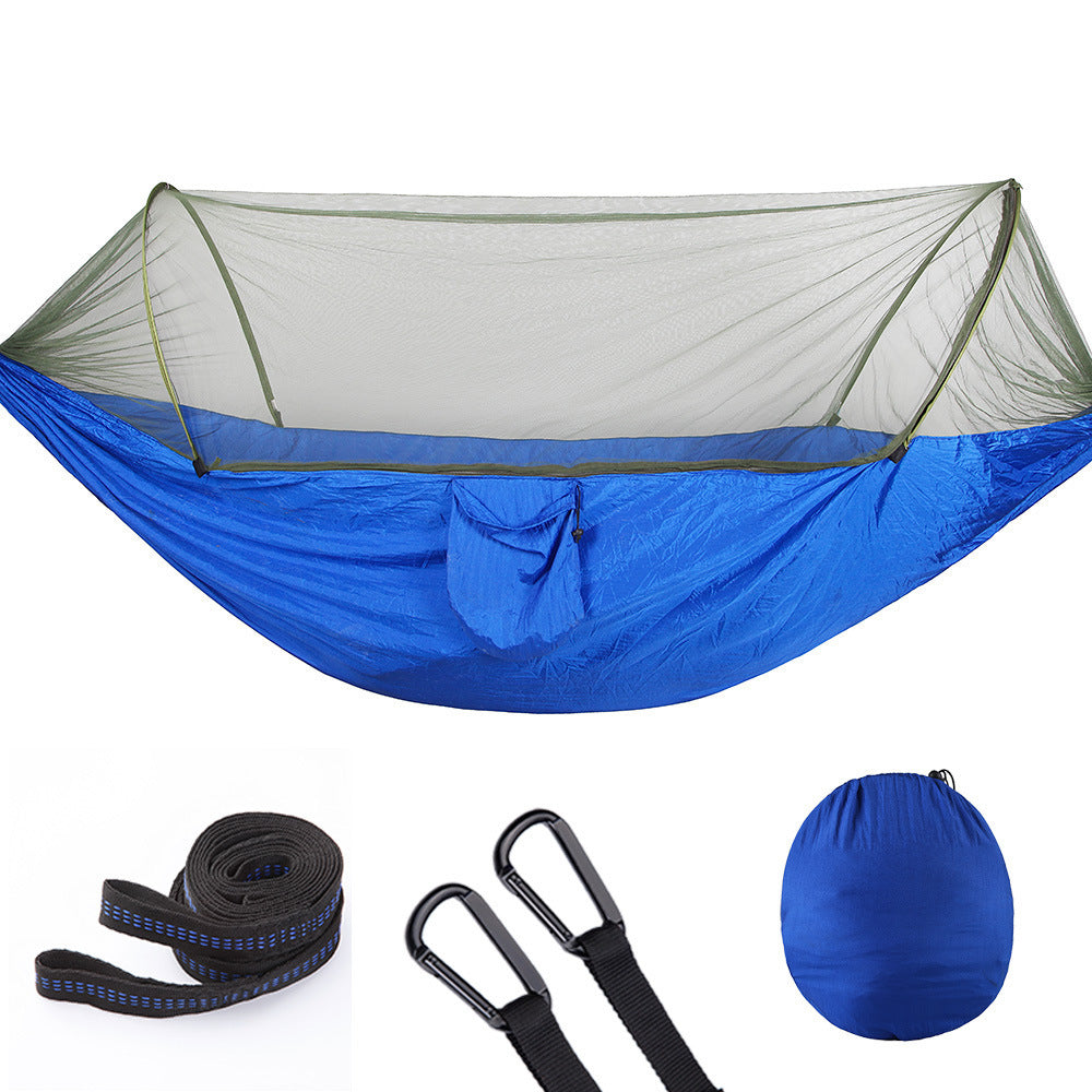 Quick Open Hammock with Mosquito Net – Perfect for Camping & Travel - The Little Market Shop