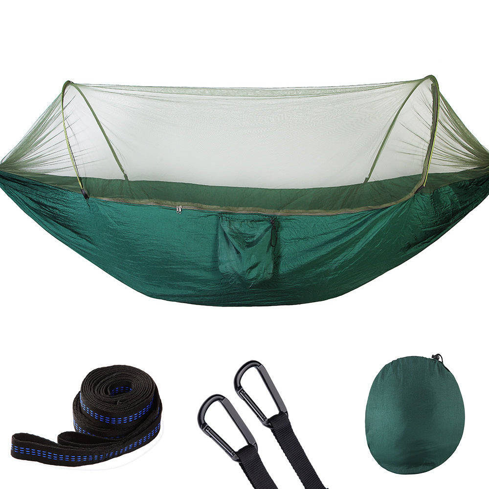 Quick Open Hammock with Mosquito Net – Perfect for Camping & Travel - The Little Market Shop
