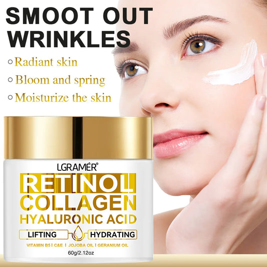 Anti-Aging Face Cream with Collagen & Hyaluronic Acid - The Little Market Shop