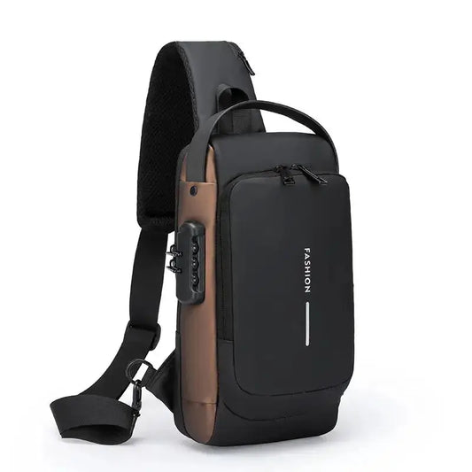 Secure Your Essentials with Our Multifunctional Anti-Theft USB Shoulder Bag for Men - The Little Market Shop