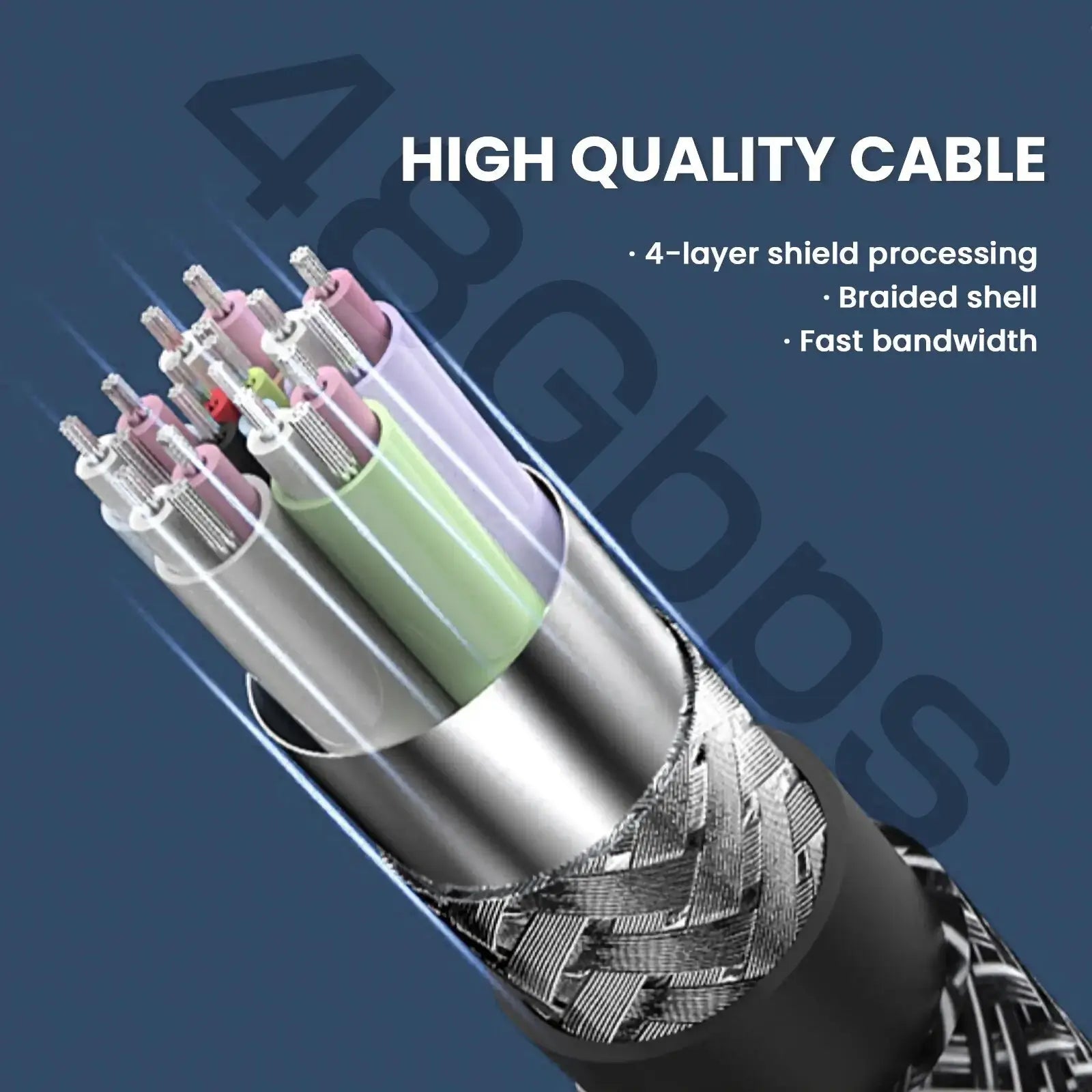 HDMI 2.1 Cable HDMI Cord 8K 60Hz 4K 120Hz 48Gbps EARC ARC HDCP Ultra High Speed HDR for HD TV Laptop Projector PS4 PS5 - The Little Market Shop