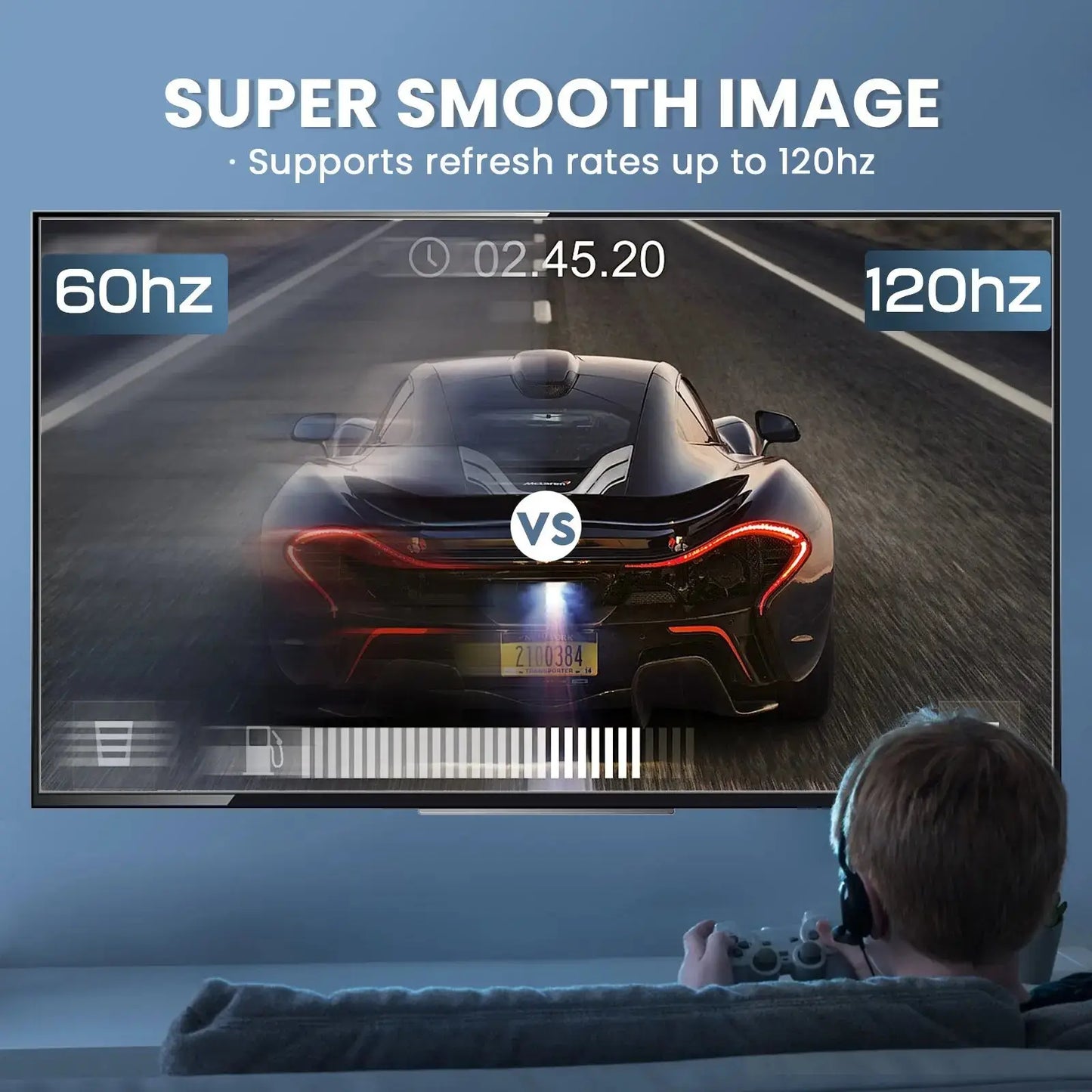 HDMI 2.1 Cable HDMI Cord 8K 60Hz 4K 120Hz 48Gbps EARC ARC HDCP Ultra High Speed HDR for HD TV Laptop Projector PS4 PS5 - The Little Market Shop