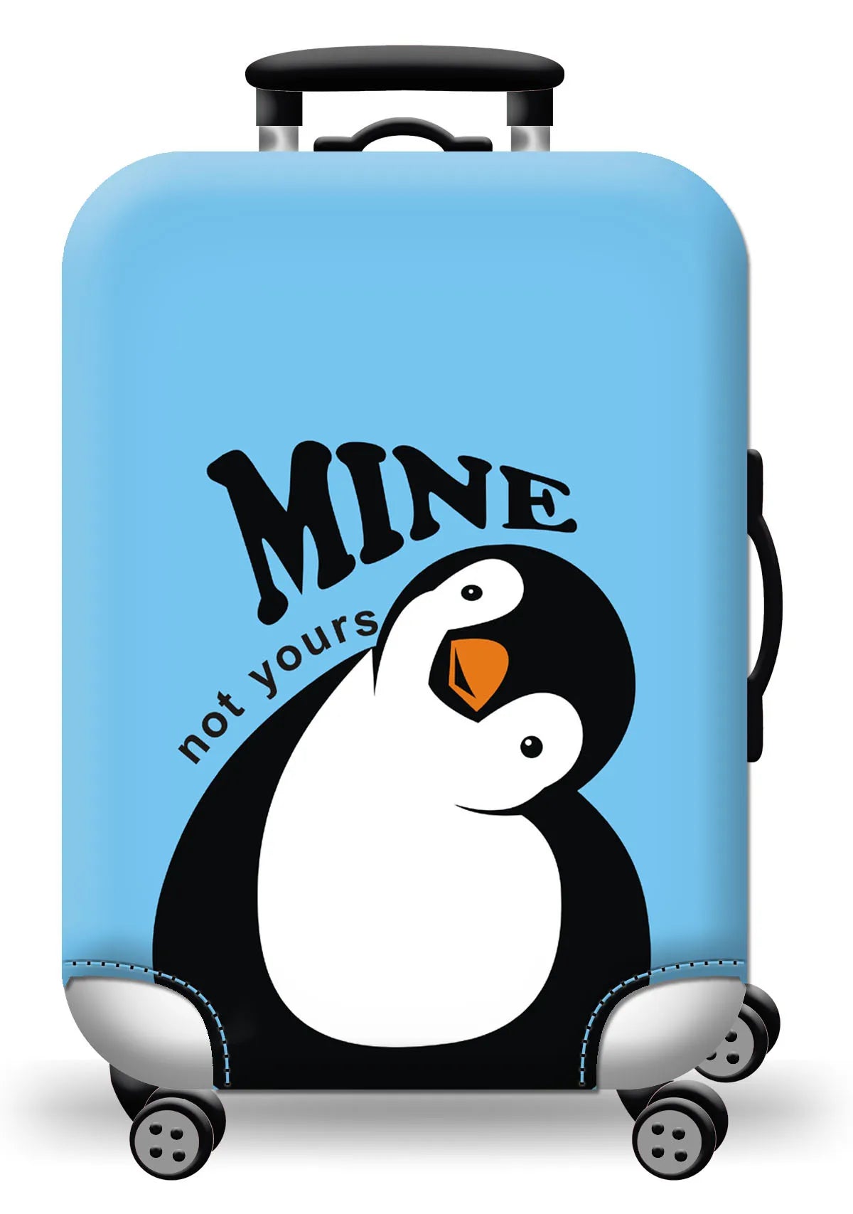 Protect Your Luggage in Style with Our Durable World Map Luggage Cover - The Little Market Shop