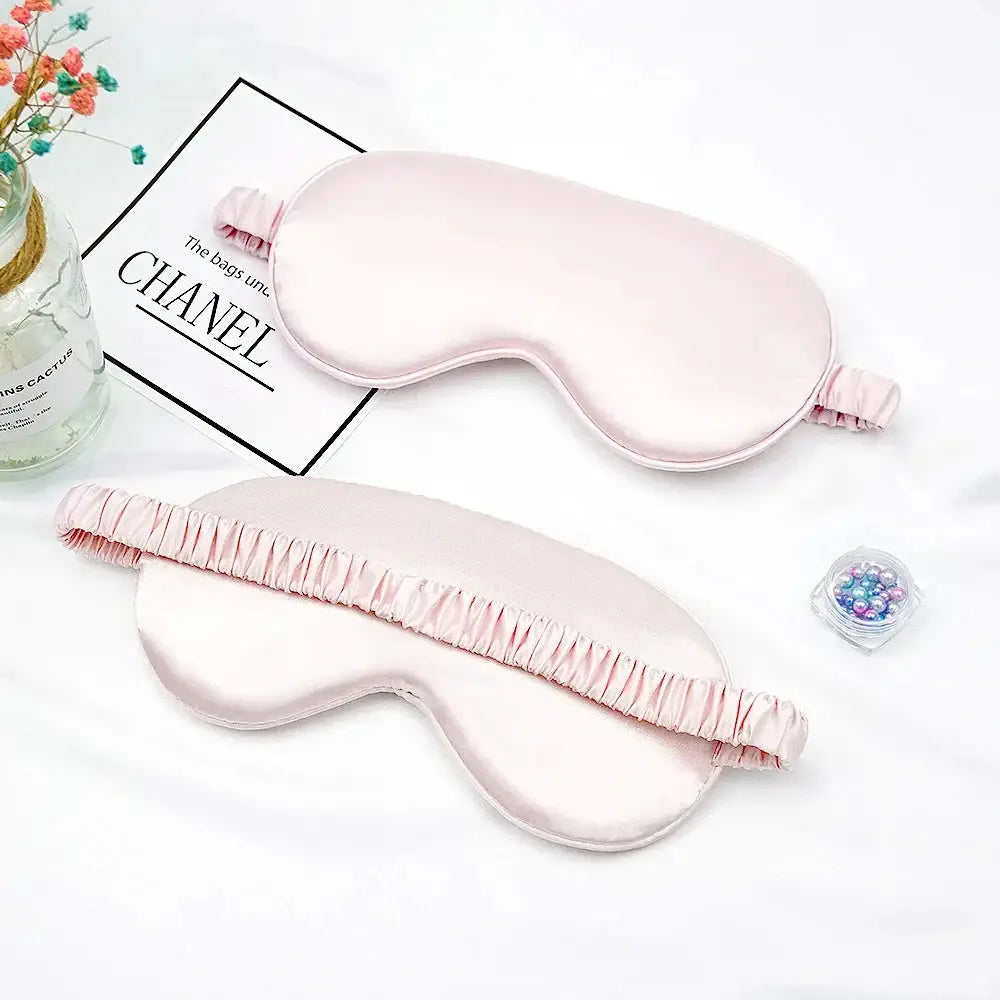 Ultra Soft Silk Sleep Mask for Blissful Nights Sleep Blindfold - The Little Market Shop