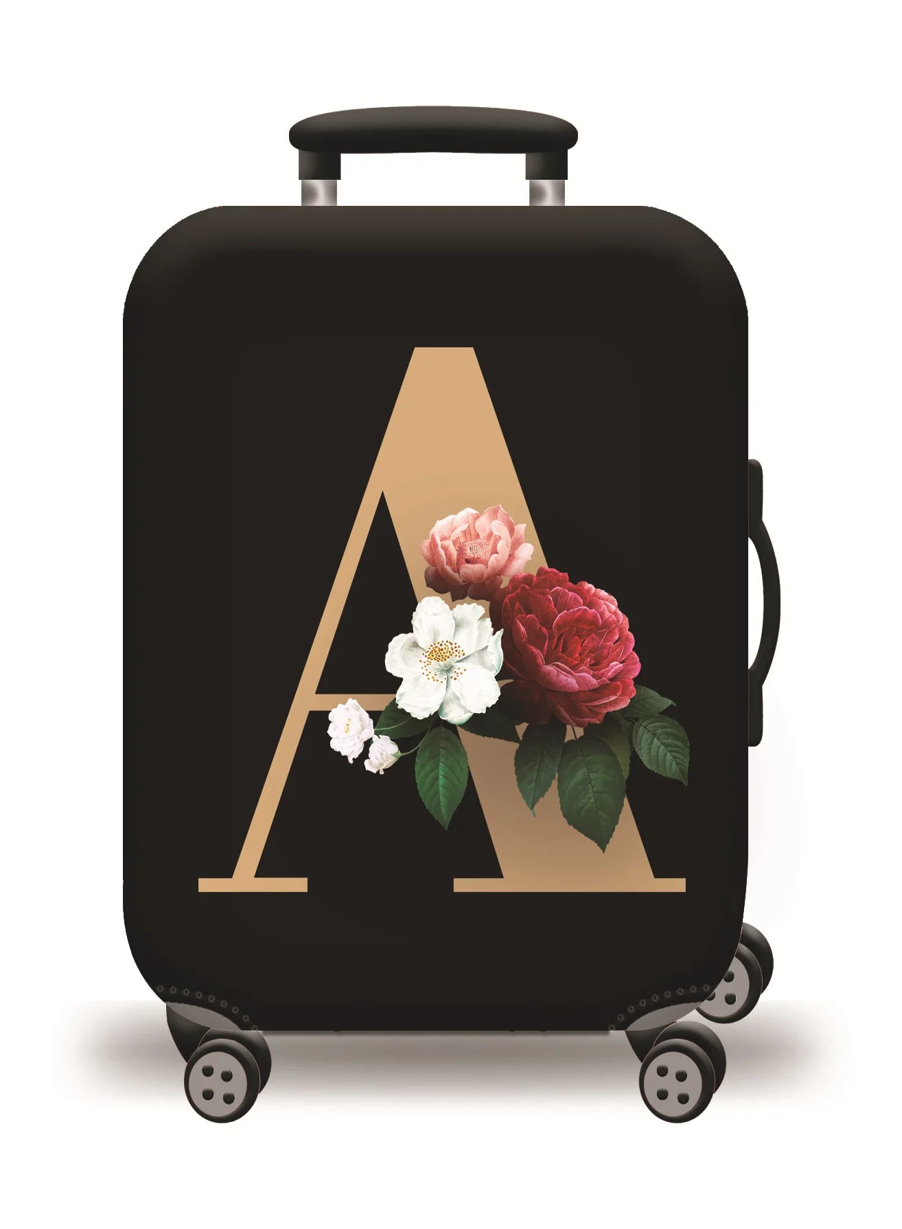 Protect Your Luggage in Style with Our Durable World Map Luggage Cover - The Little Market Shop