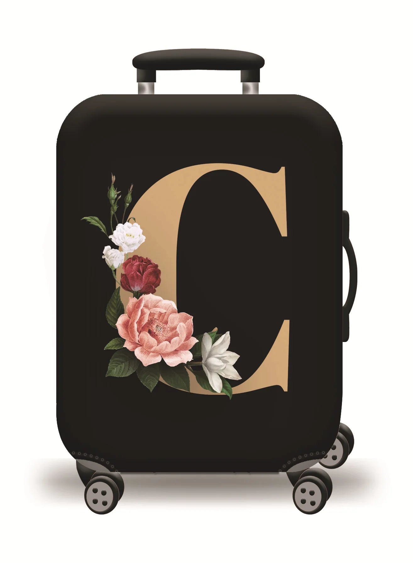 Protect Your Luggage in Style with Our Durable World Map Luggage Cover - The Little Market Shop