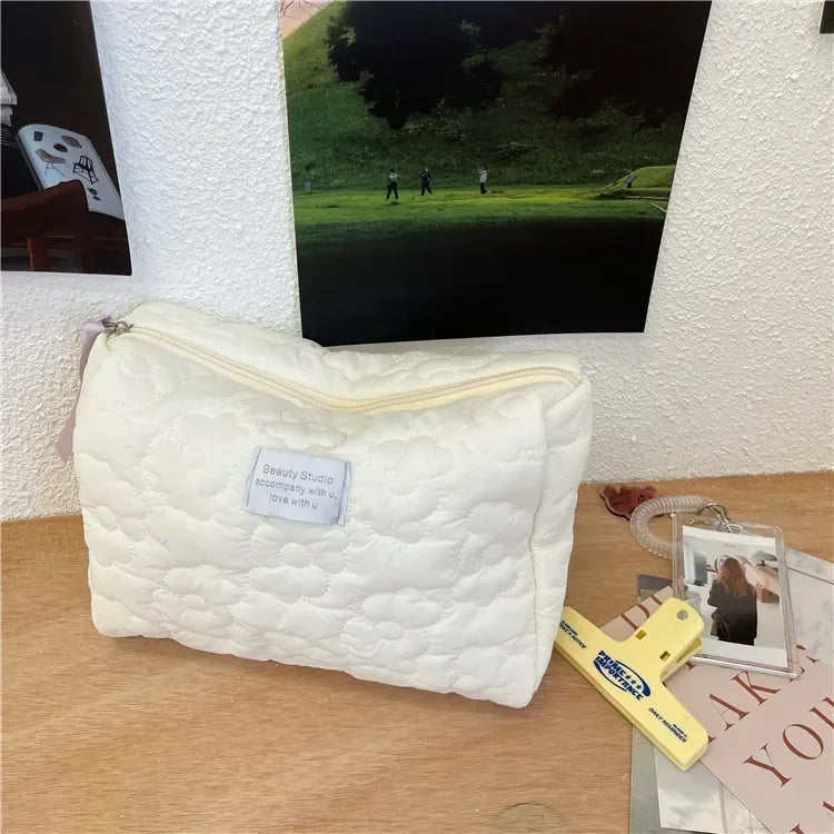 Organise in Style with Our New Flower Pattern Women's Makeup Bag - The Little Market Shop