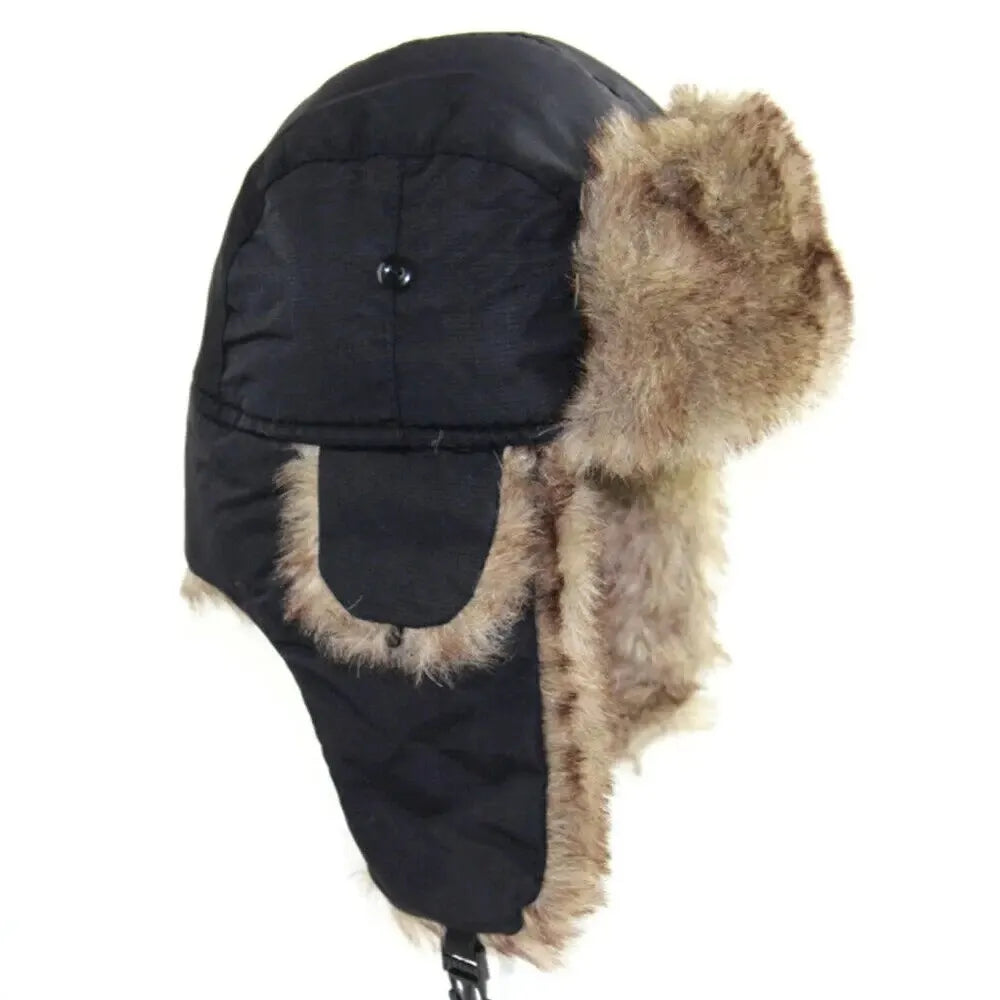 Men’s Winter Trapper Hat – Warm Waterproof Aviator Bomber Ski Cap - The Little Market Shop