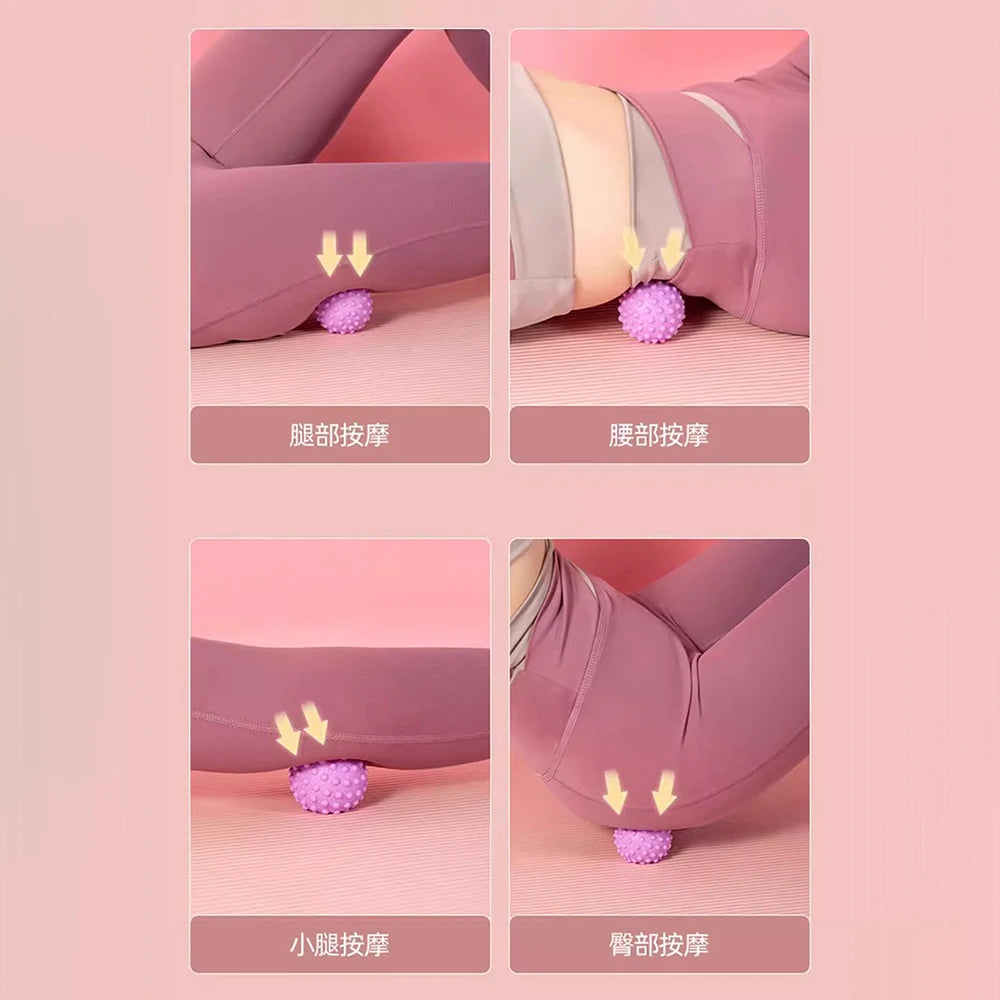 Massage ball for thigh muscle relief