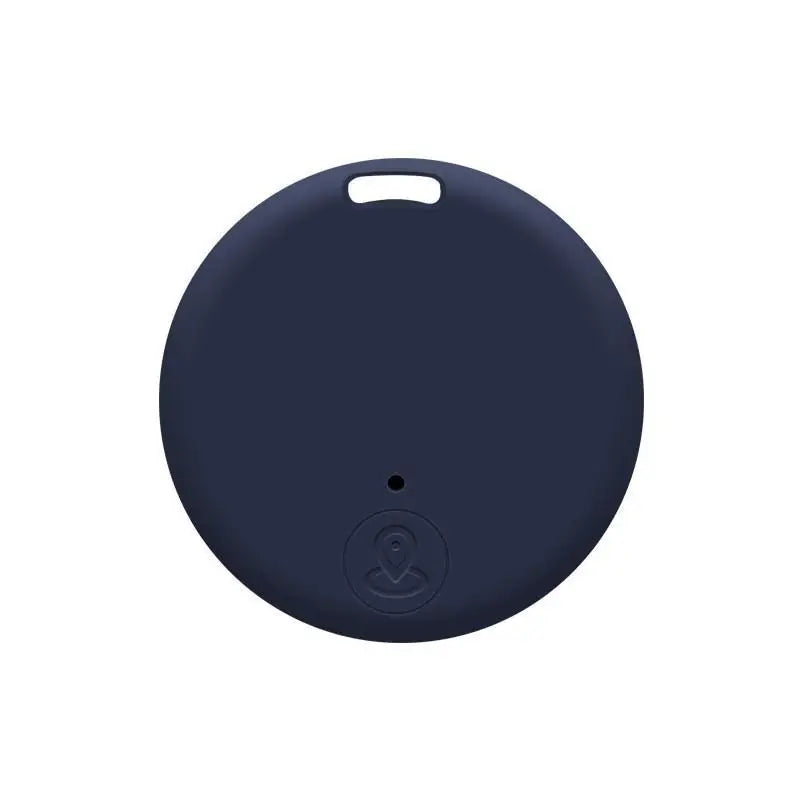 Bluetooth GPS tracker for pets and wallets, smart finder device in navy blue