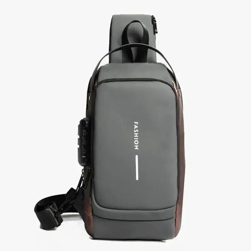 Secure Your Essentials with Our Multifunctional Anti-Theft USB Shoulder Bag for Men - The Little Market Shop