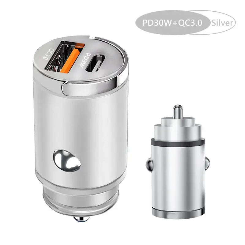 Fast charging car adapter 100W Mini Car Charger for iPhone & Samsung Smartphones. - The Little Market Shop