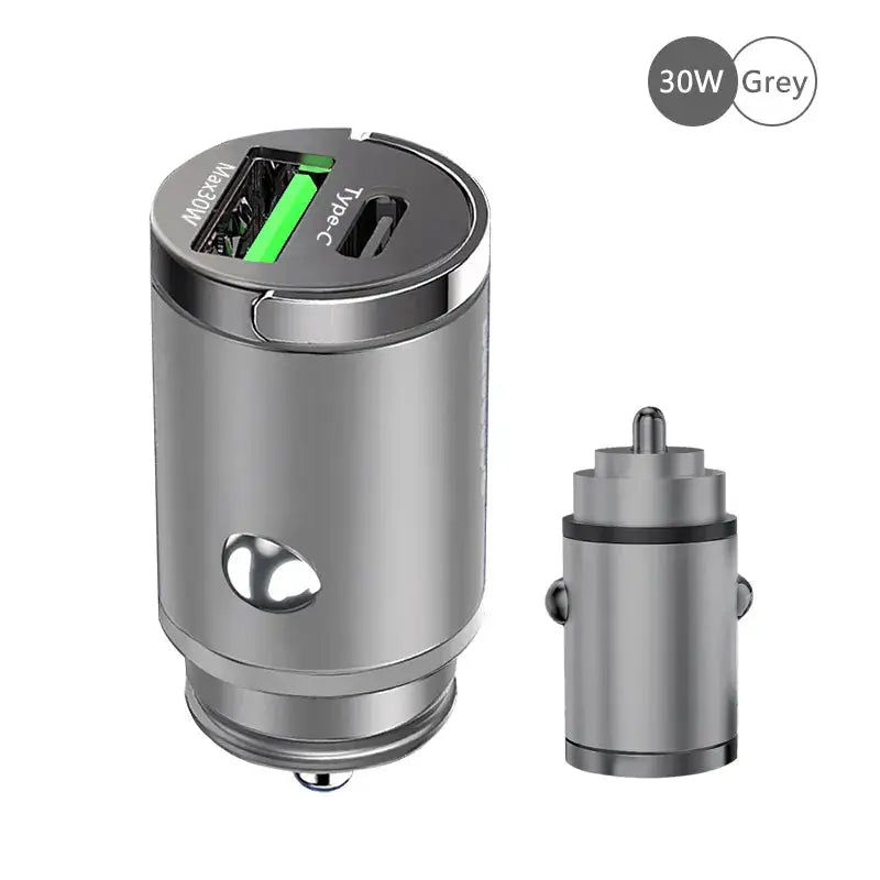 Fast charging car adapter 100W Mini Car Charger for iPhone & Samsung Smartphones. - The Little Market Shop