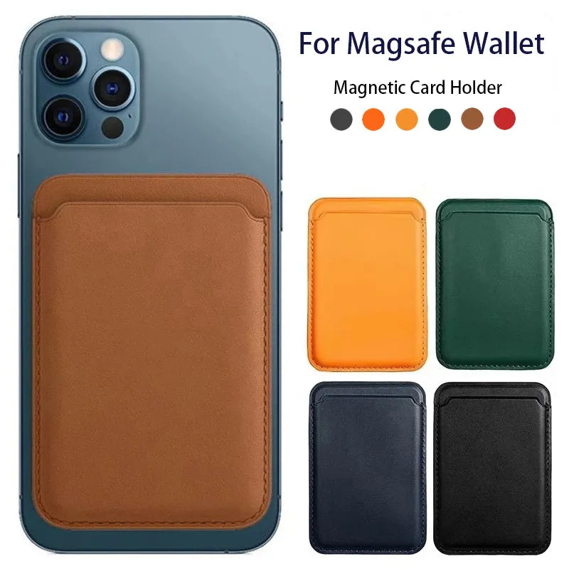 Premium Magnetic Leather Wallet Case for iPhone - Stylish, Secure, and Slim! For iPhone 14 Pro Max 13 12 Phone Bag Cover - The Little Market Shop