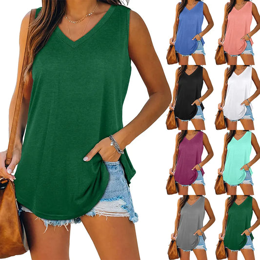Chic and Comfortable Sleeveless Tank Top – Perfect for Casual and Formal Wear - The Little Market Shop