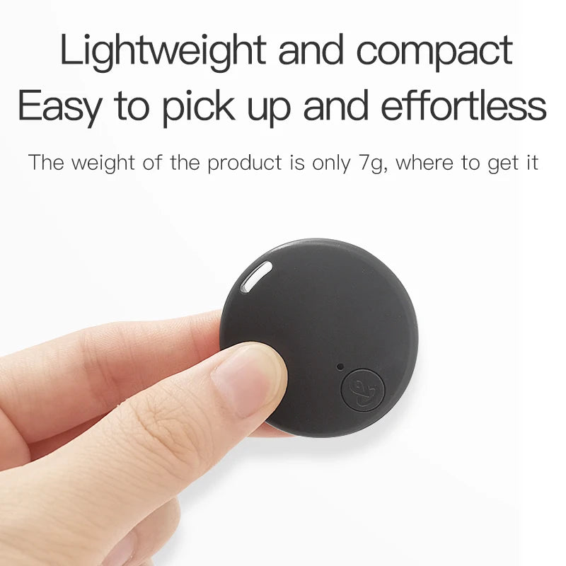 Bluetooth GPS tracker for pets and wallets, lightweight and compact, easy to carry