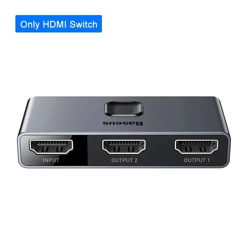 Your Entertainment Hub with Our 4K 60Hz Bi-Directional HDMI-compatible Switcher – Effortless High-Definition Switching for Ultimate Convenience - The Little Market Shop
