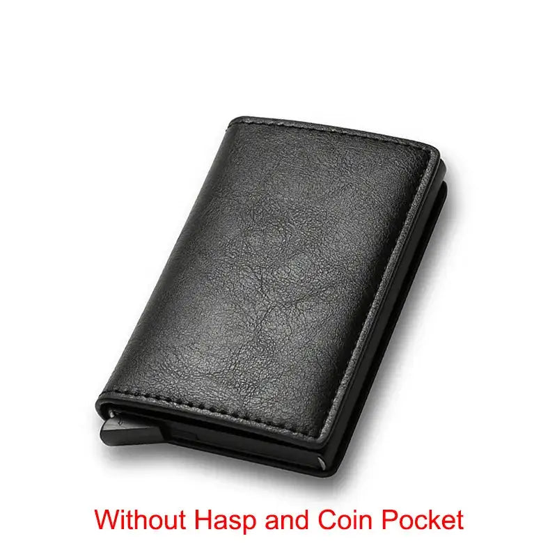 Sleek and Secure Carbon Fiber Slim Aluminium Wallet – YRFID-Blocking Men's Wallet Credit Card Holder! - The Little Market Shop