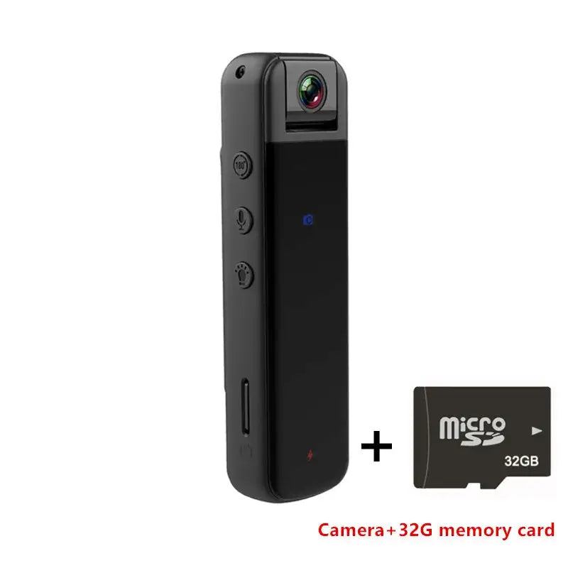 Ultimate Surveillance with Our 1080P Night Vision Mini WiFi Camera – Your Portable Law Enforcement Recorder for Outdoor Adventures! - The Little Market Shop