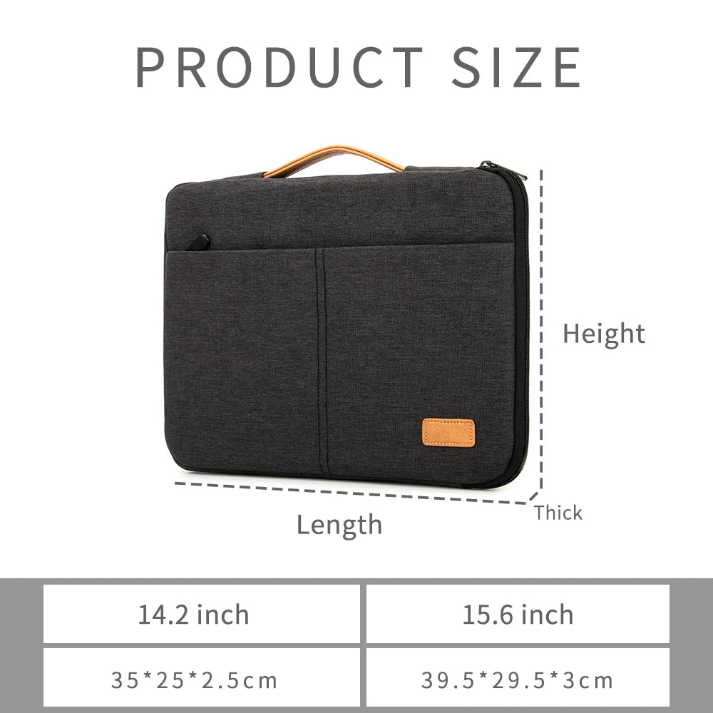 Safeguard Your Laptop in Style: Shockproof Laptop Sleeve for Travel & Business - The Little Market Shop