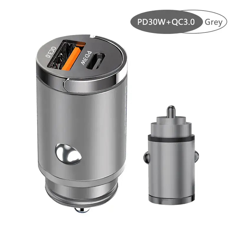 Fast charging car adapter 100W Mini Car Charger for iPhone & Samsung Smartphones. - The Little Market Shop