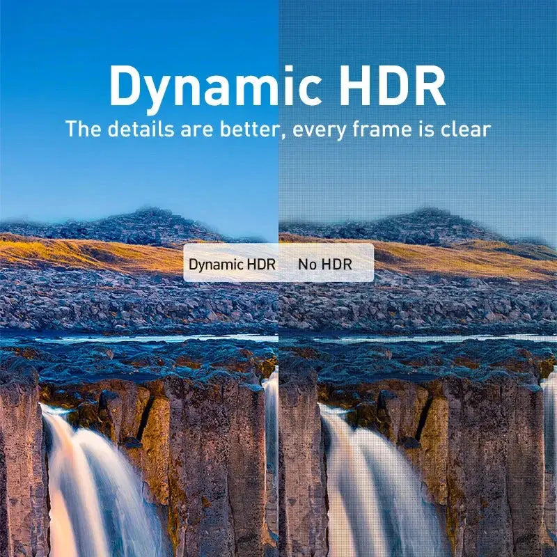 Baseus HDMI-Compatible Cable for Xiaomi Mi Box 48Gbps Digital for PS5 PS4 8K 2.1 4K 2.0 HDMI-Compatible Splitter 8K/60Hz Cables - The Little Market Shop