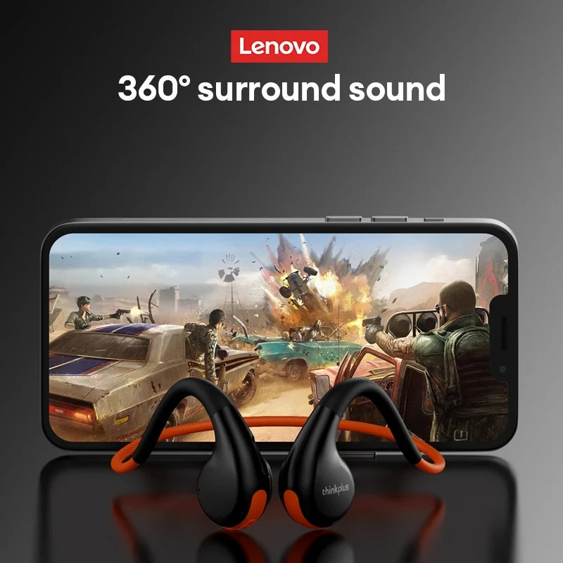 Lenovo X7 Bone Conduction Headphones for outdoor use with smartphone